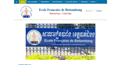 Desktop Screenshot of ecolefrancaisedebattambang.org