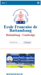 Mobile Screenshot of ecolefrancaisedebattambang.org